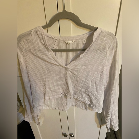 Club Monaco white long sleeve shirt - Picture 1 of 2